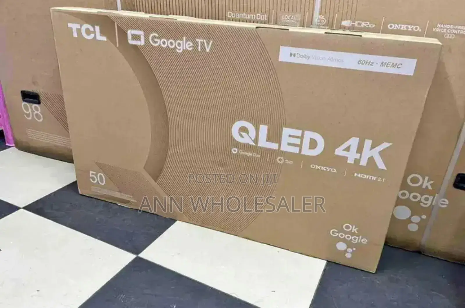 New Arrivals TCL -50 Inch 4 K- HDR TV Goggle Tv