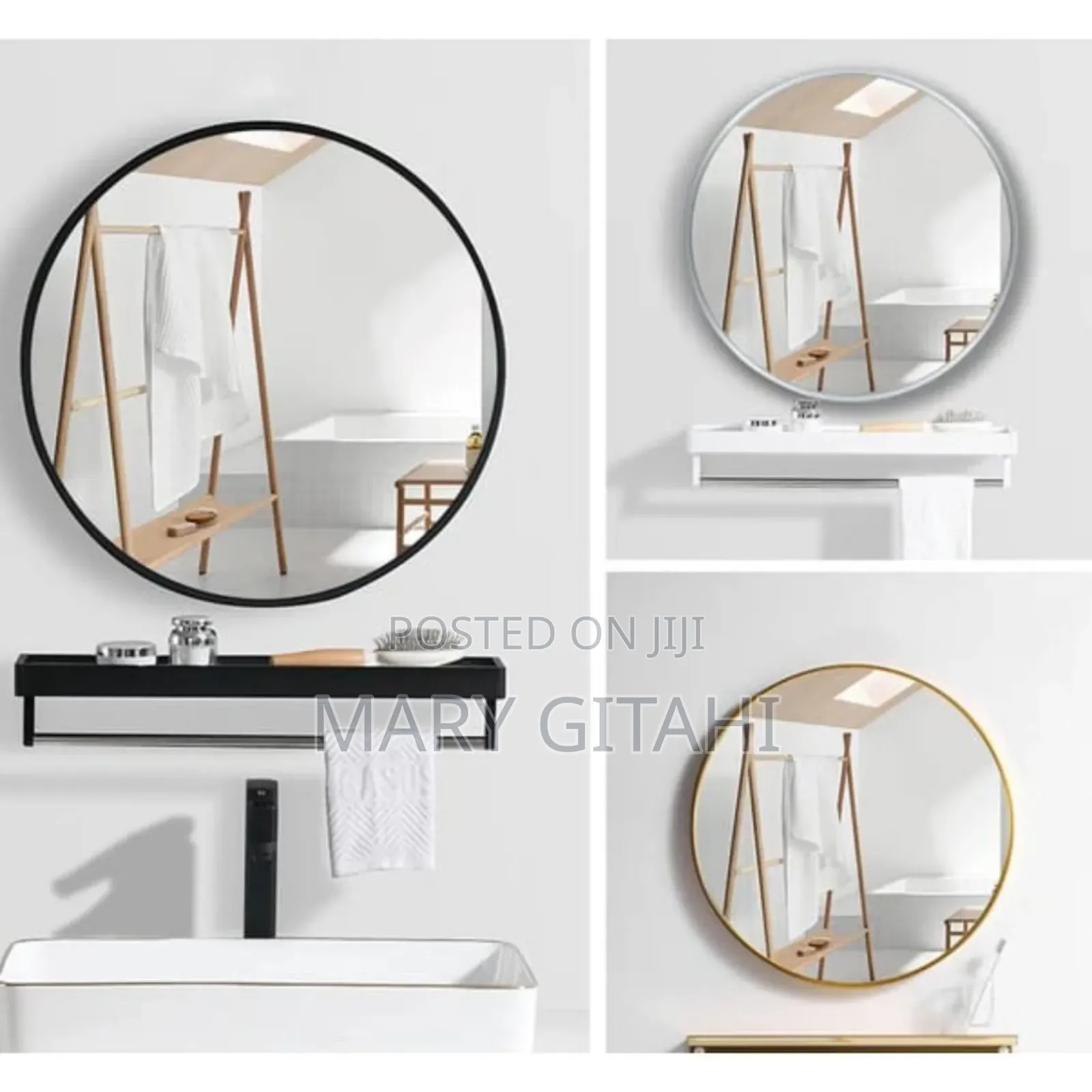 Contemporary Round Mirror *