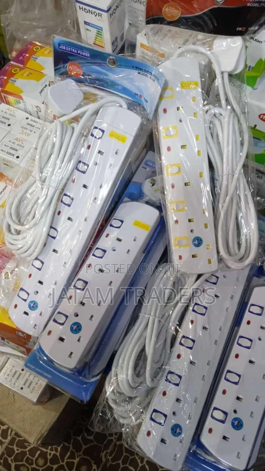 10m 6 Ways Power Extension Cable