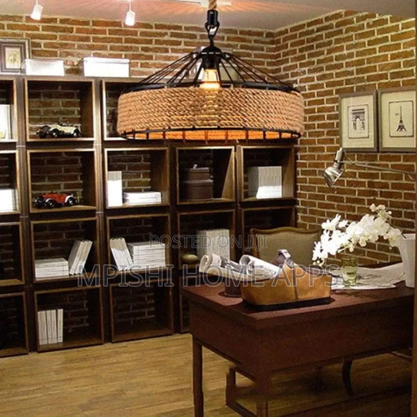 Hemp Rope Pendant Light 30cm