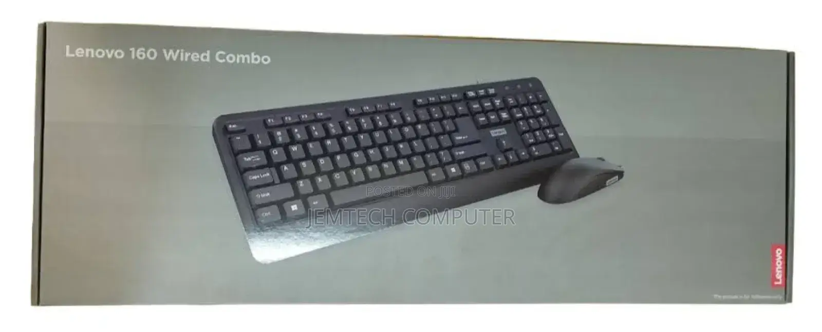 Lenovo 160 Wired Keyboard Mouse Combo