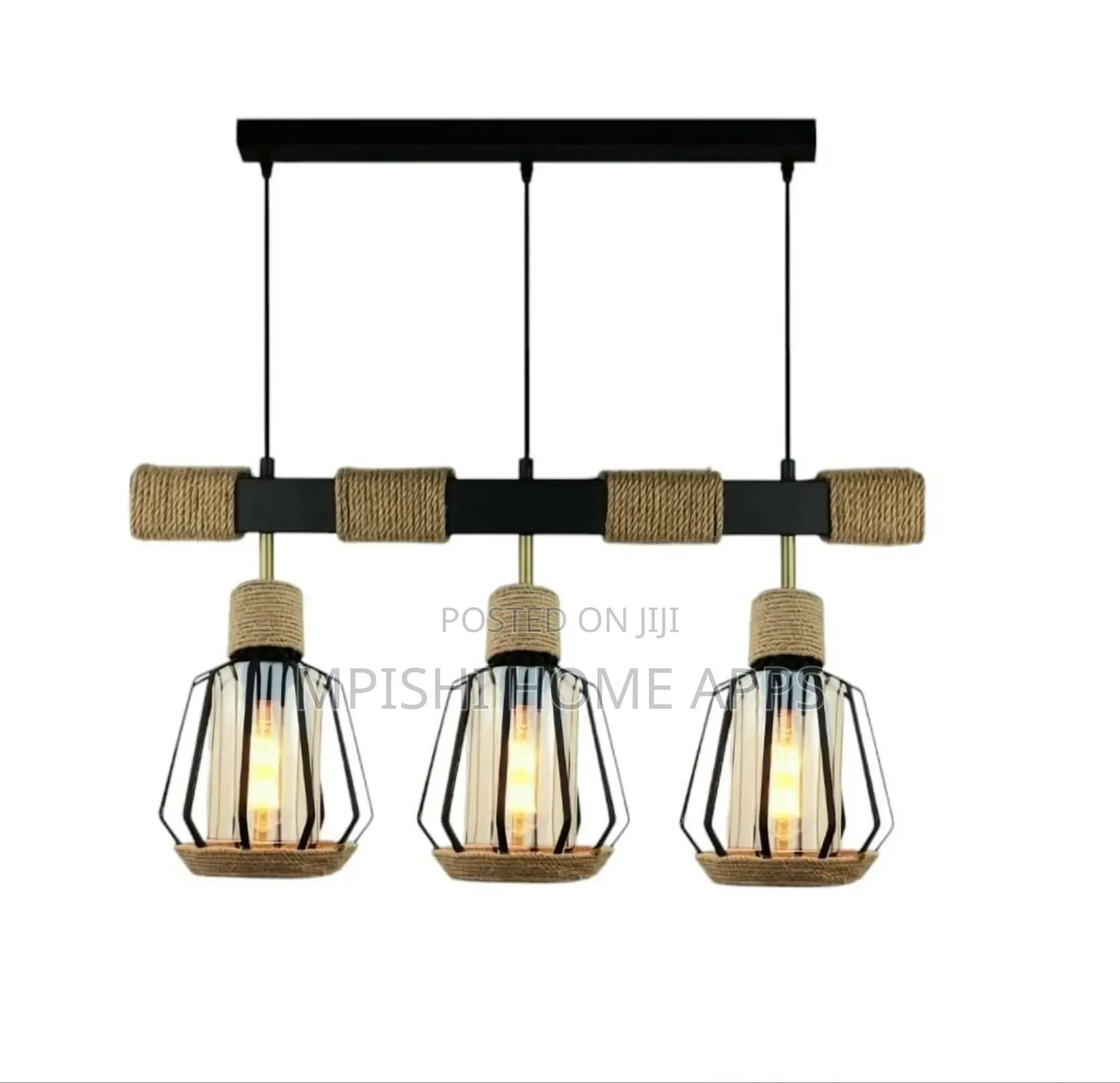 3 in 1 Pendant Light With Straight Base