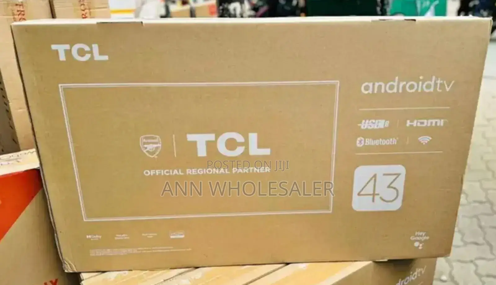 TCL 43 Inch - Smart Android TV -Bluetooth Enabled