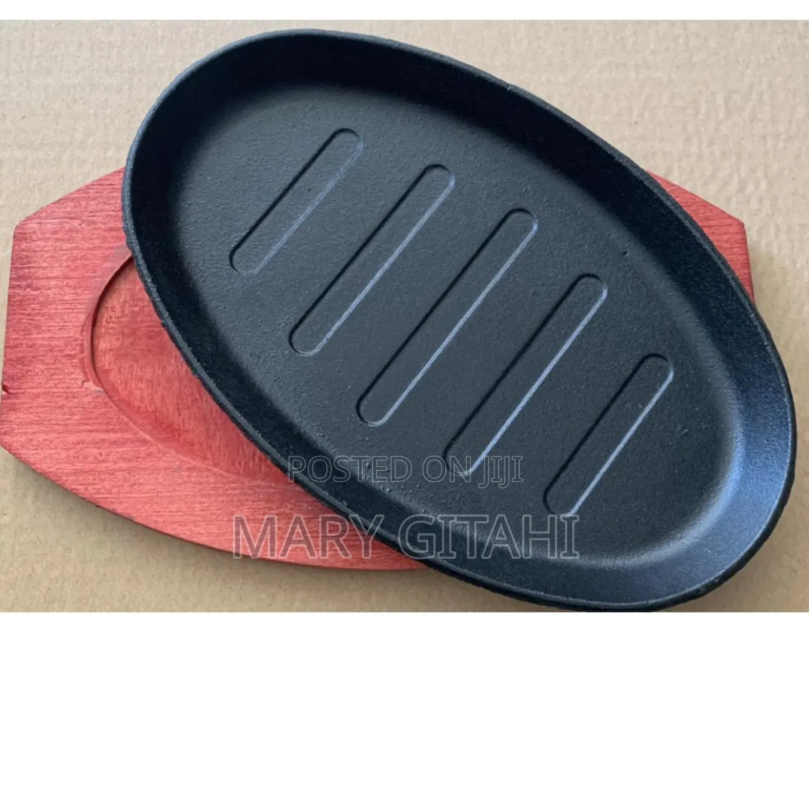 Hot Sizzling Plate With Bamboo Holder
KSH