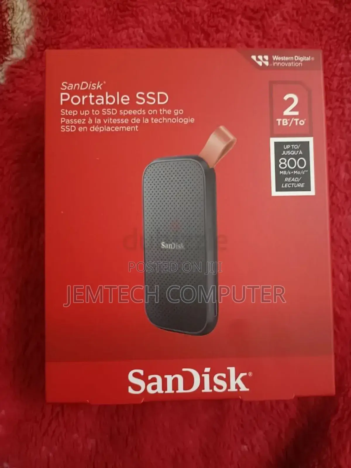 ~Sandisk E30 Portable External E30 SSD 2tb - Black^