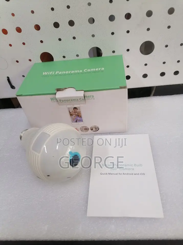 ~Bulb Wifi CCTV Nanny Camera 360 Degree ~