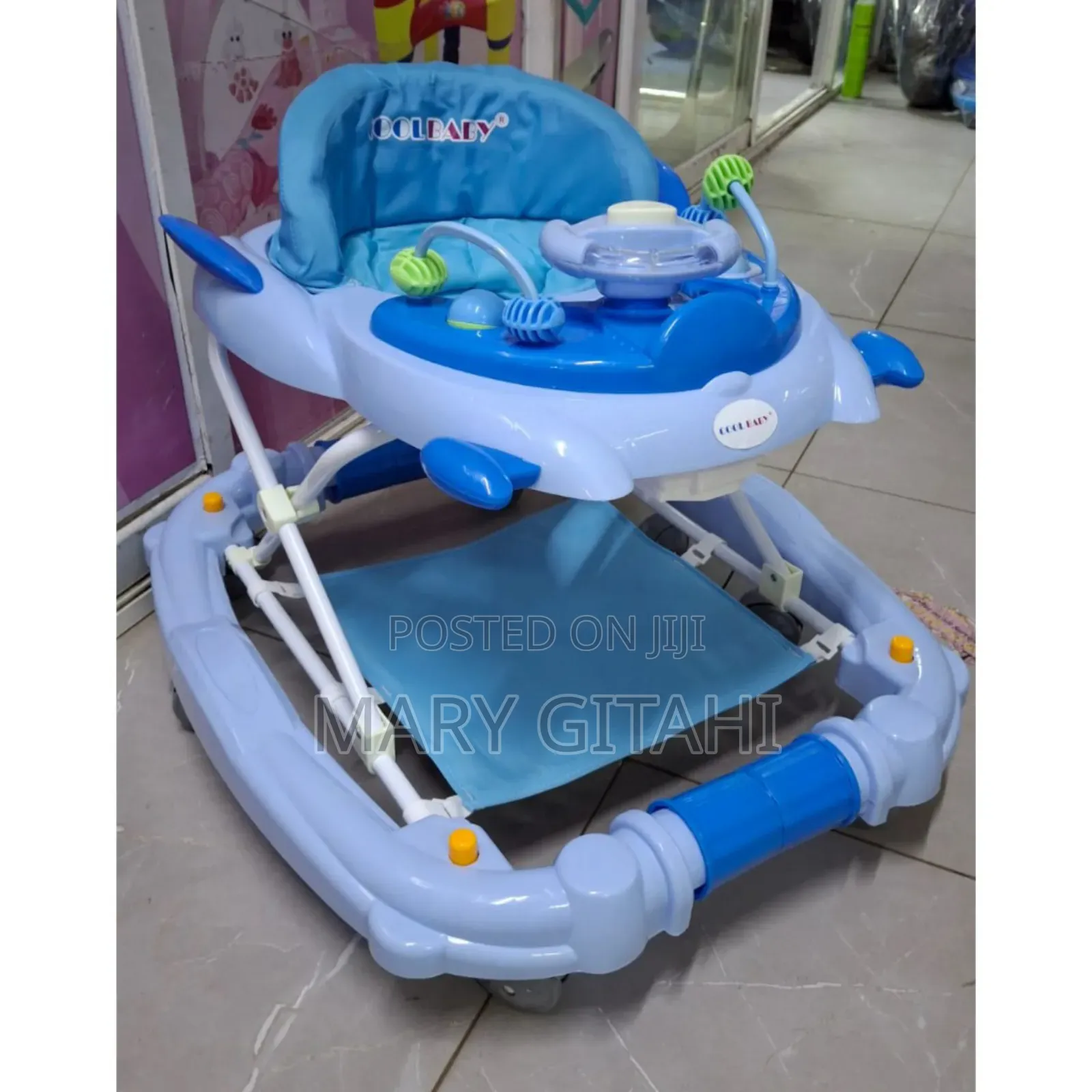 2-in-1 Baby Walker With Rocker at 