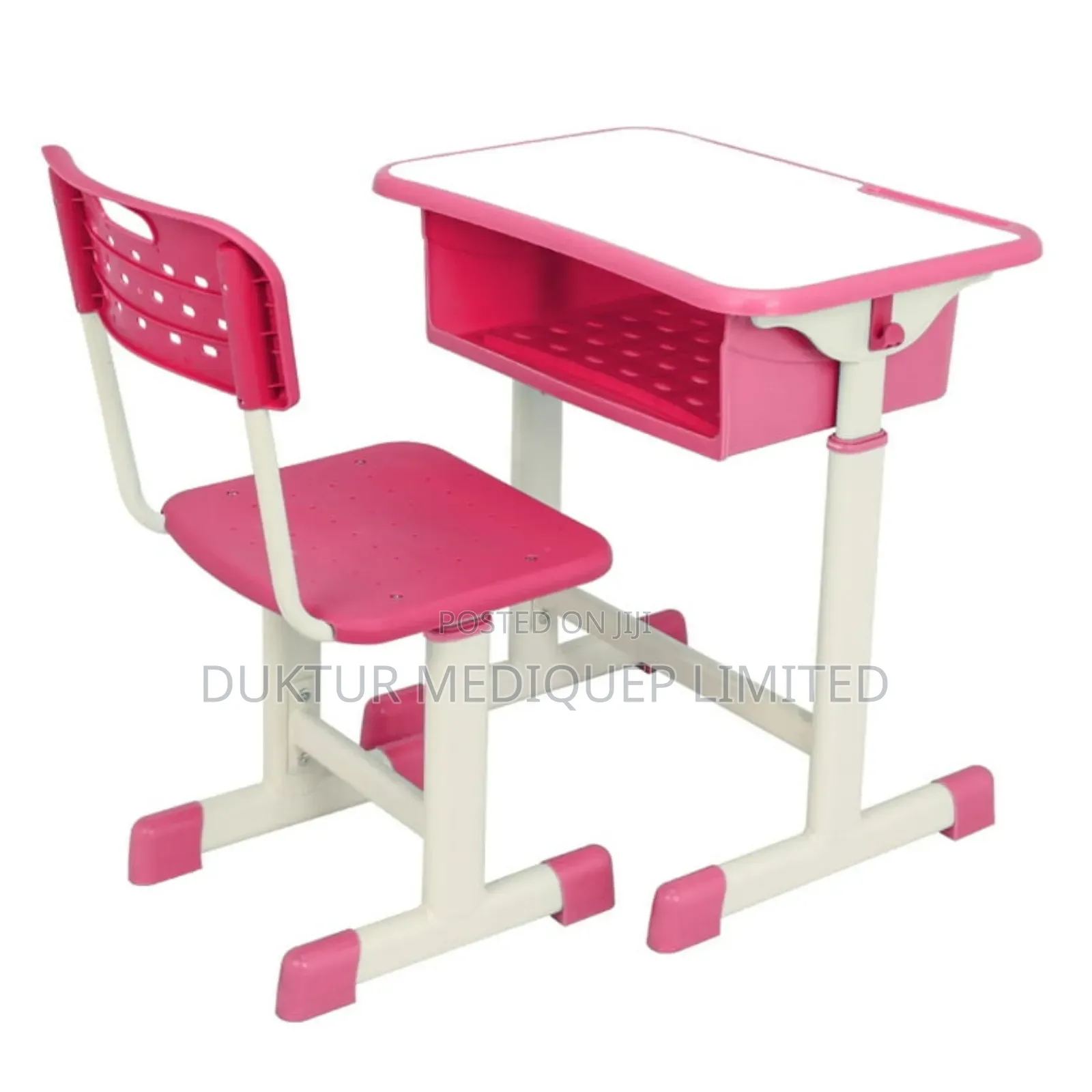 Kids Height Adjustable Learning Table And Chair Set