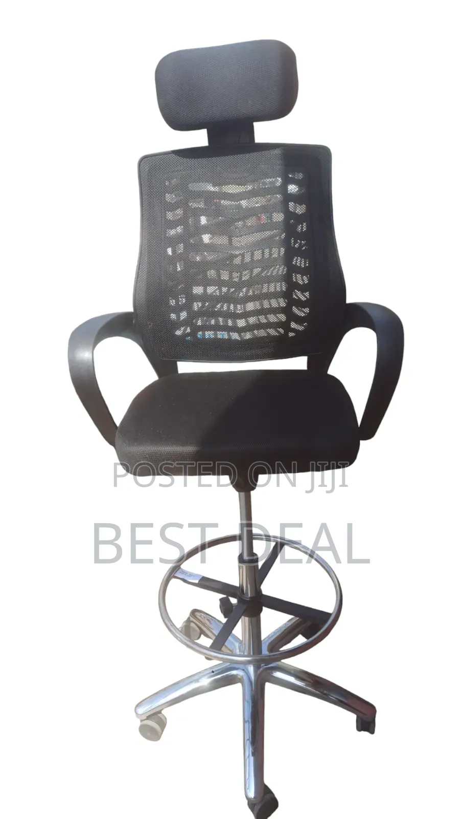 Headrest Counter Chair