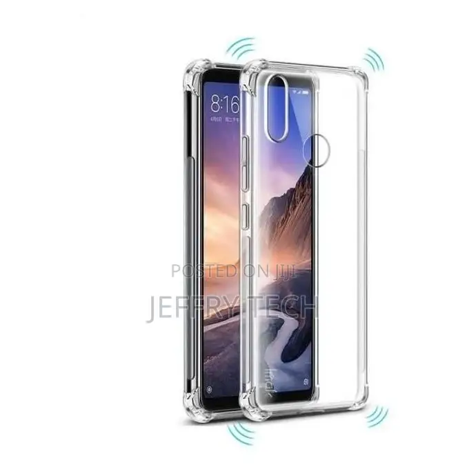 Hard Back Plate and Soft Bumper for Huawei Y9 2019 - Clear