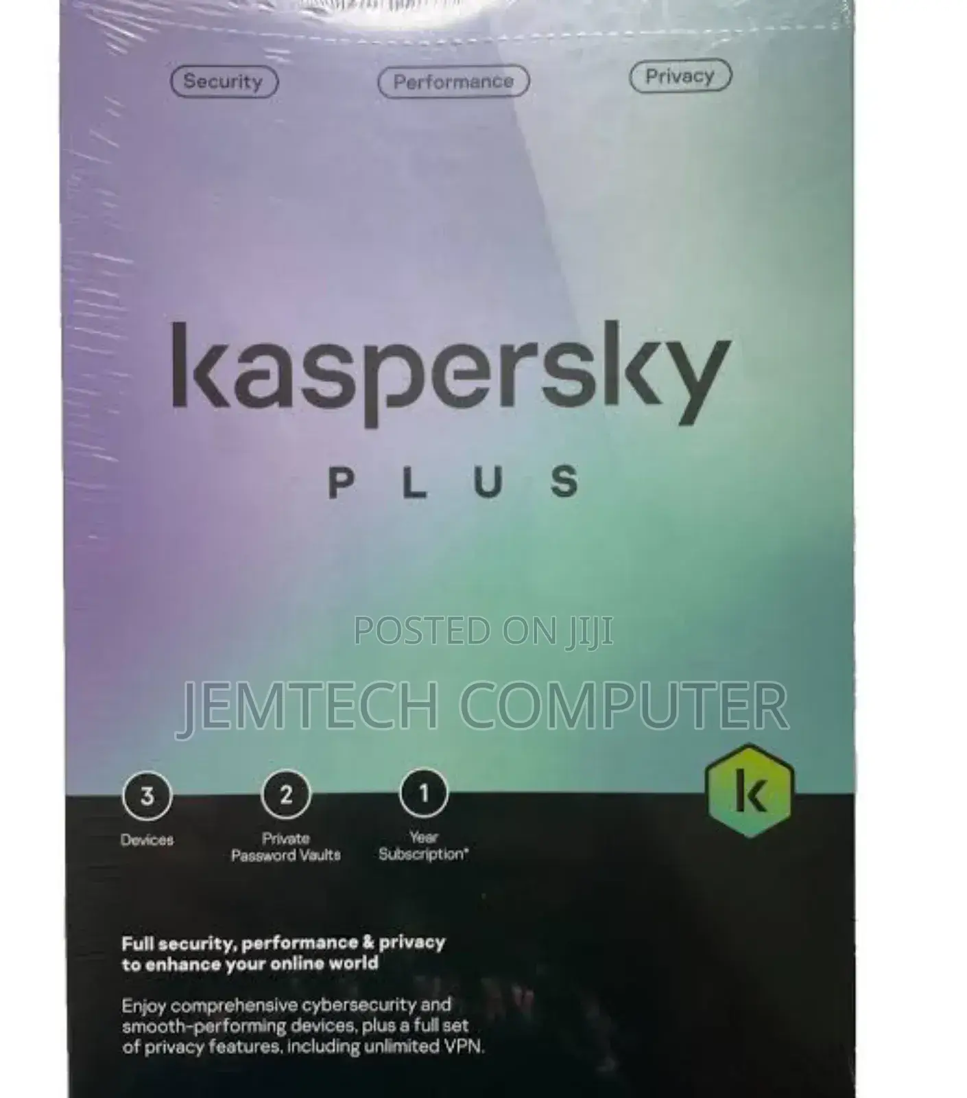 Kaspersky Plus 3 Devices - 1 Year