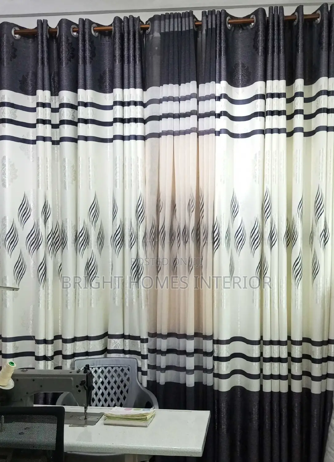 Curtains Curtains Black and White