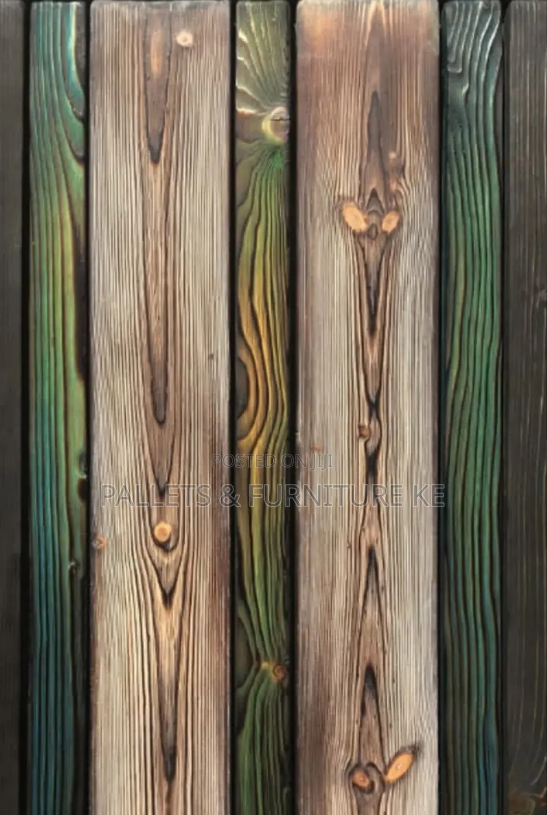 Reclaimed Colored Pallet Wood