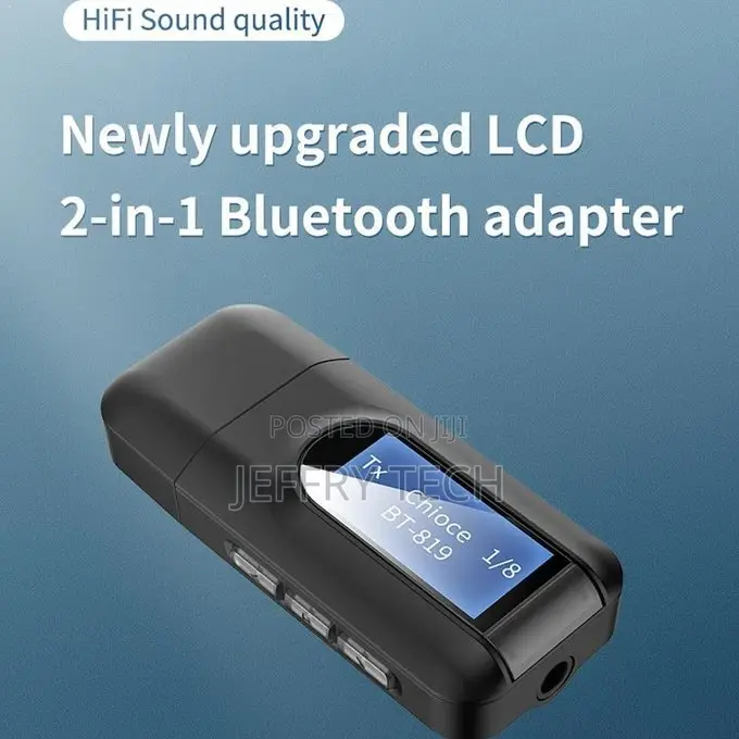 5.0 Adapter Wireless LCD Display USB AUX Audio TV