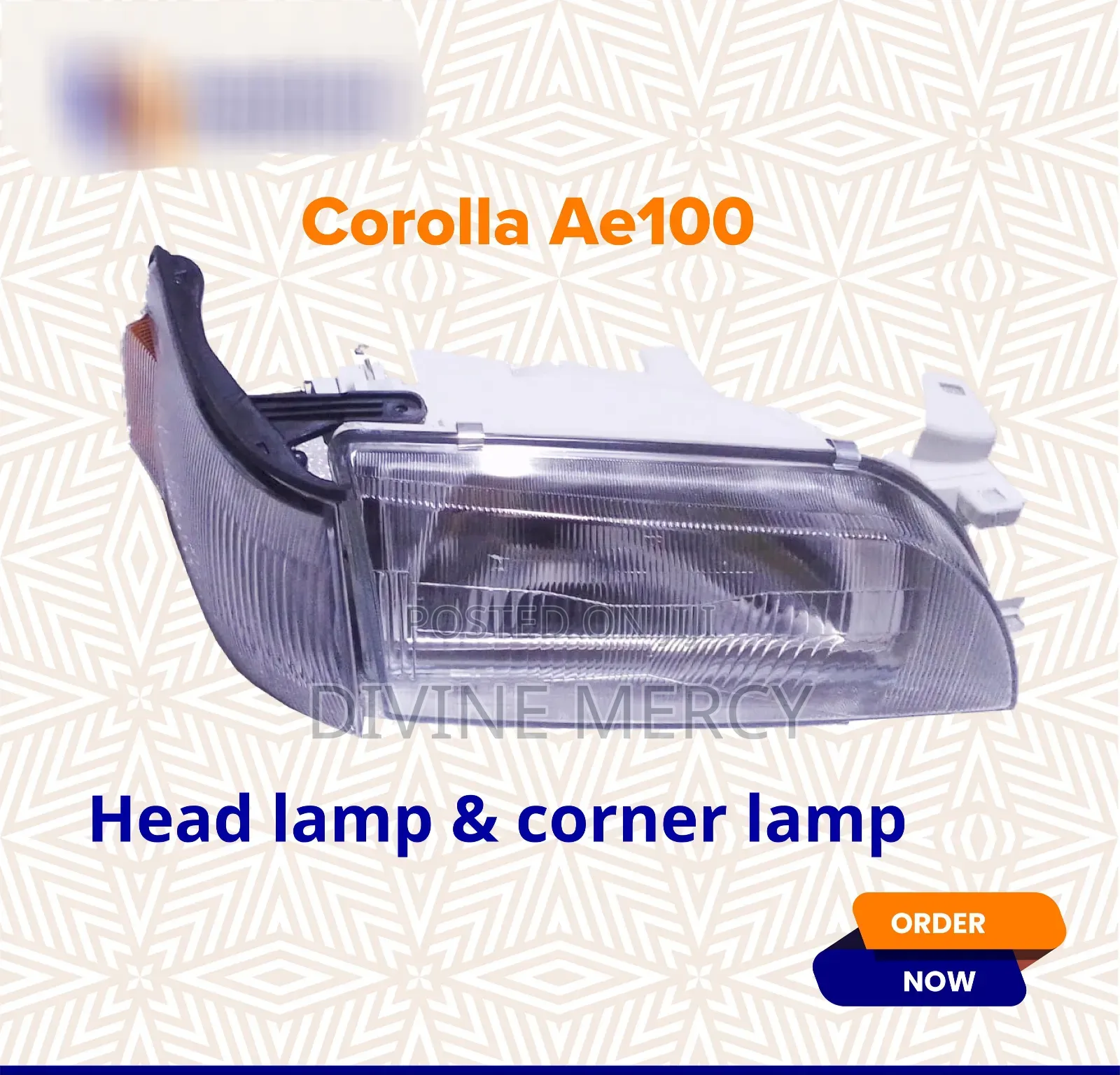Head Lamp/Corner Lamp Corolla Ae 100