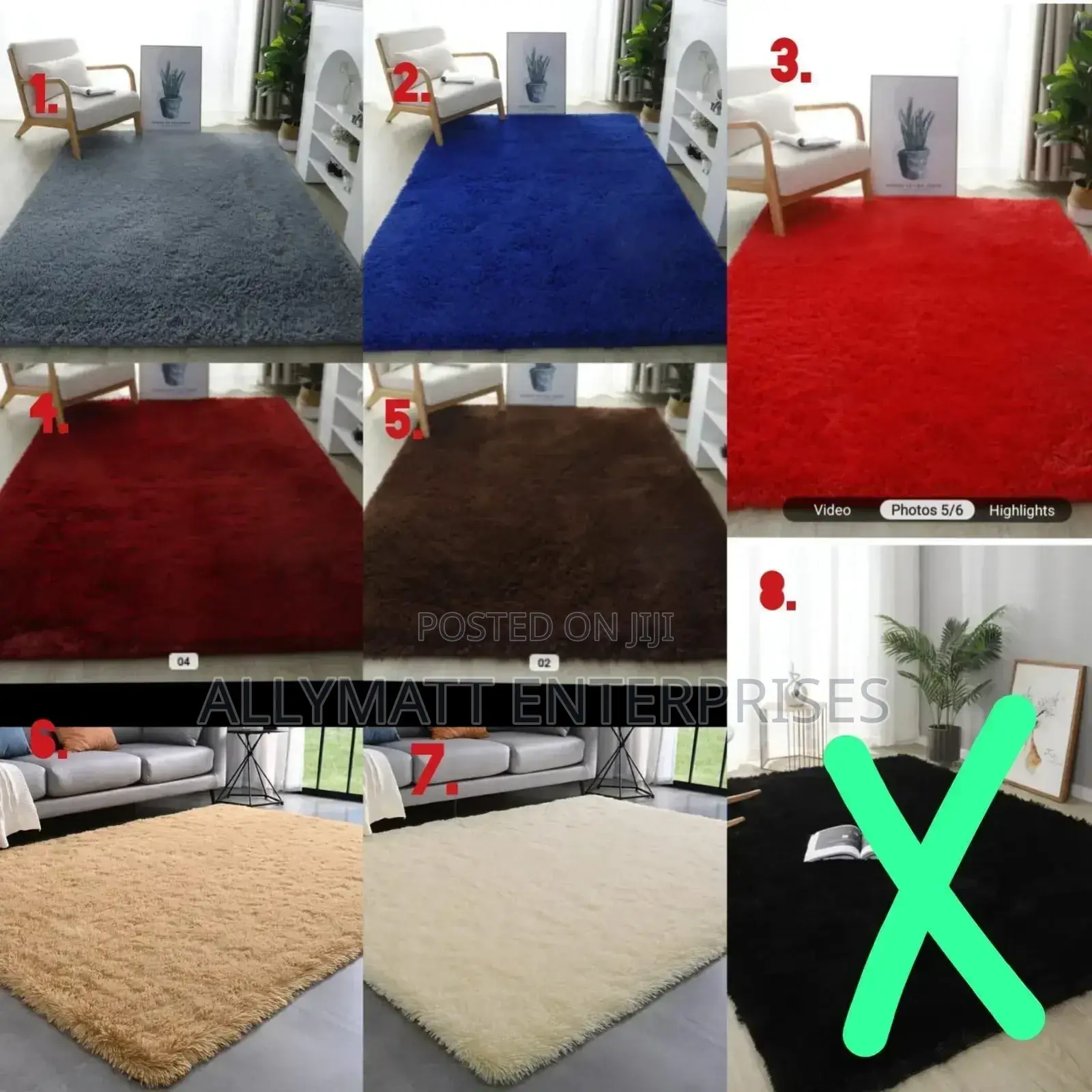 Fluffy Plain Carpet