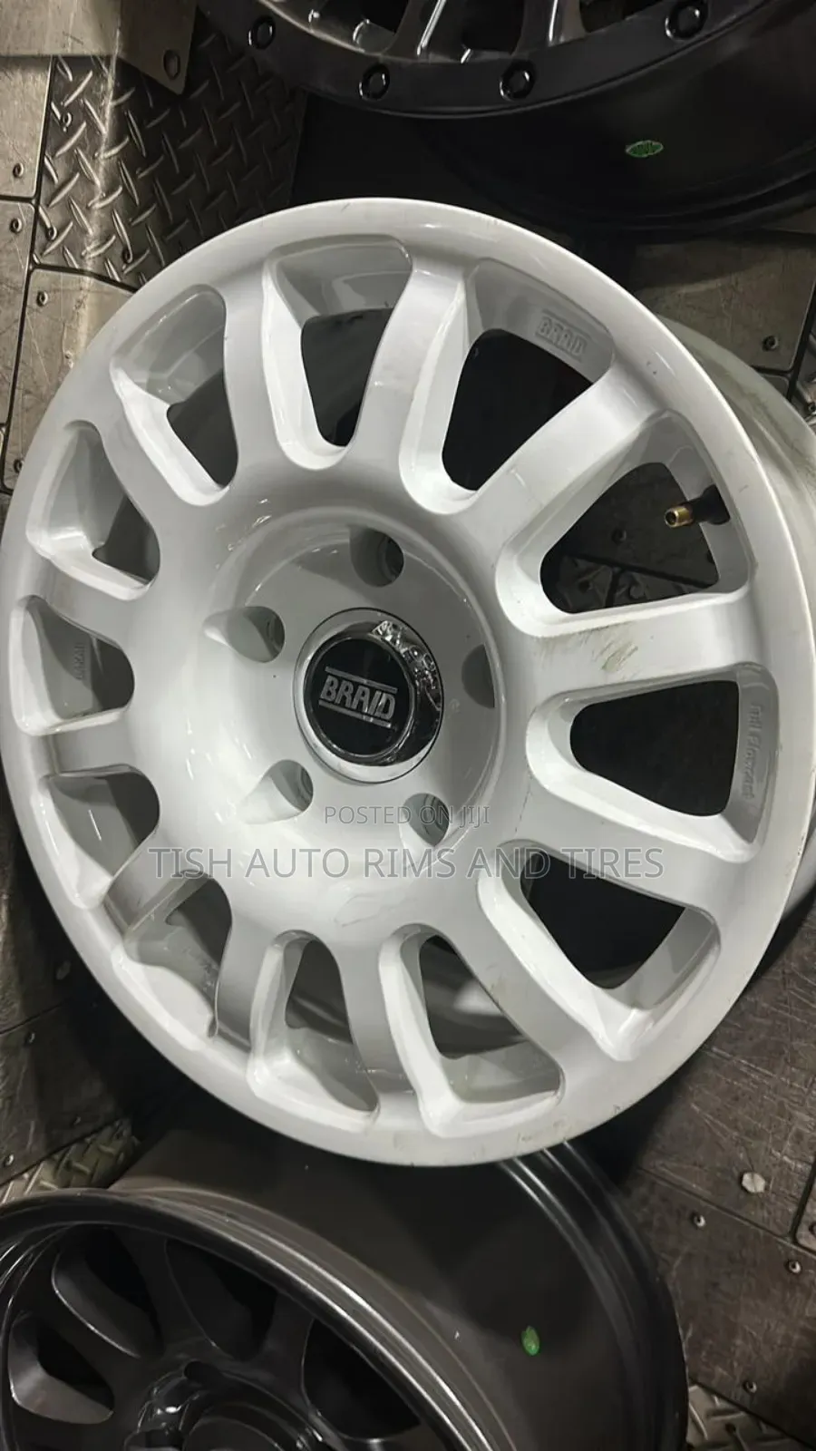 White Braid 17 Inch Landcruser LC 100,LC 200