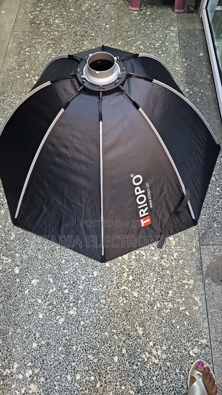 Tripod Softbox 120cm for Speedlight and Video Light Wit Grid