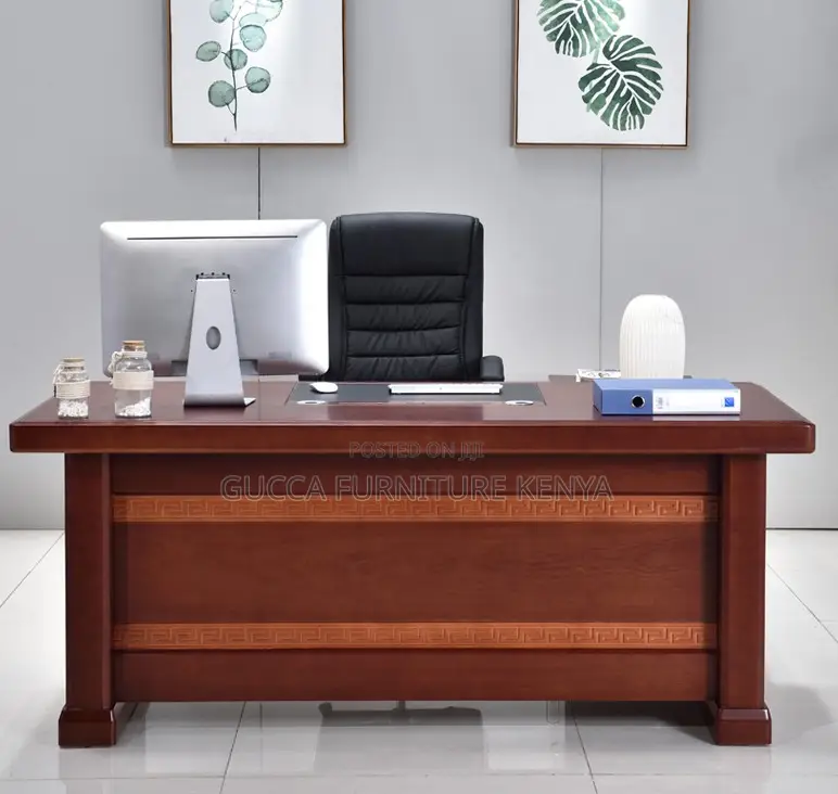 Office Tables:140cm L-Shaped Chairman's Executive Desk