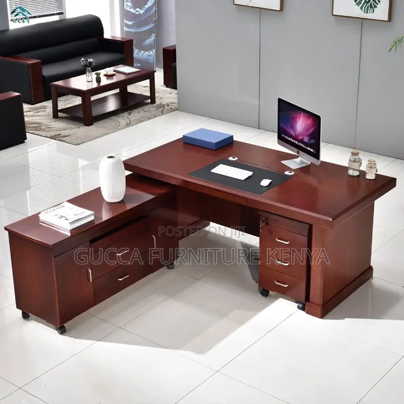Office Tables:140cm L-Shaped Chairman's Executive Desk