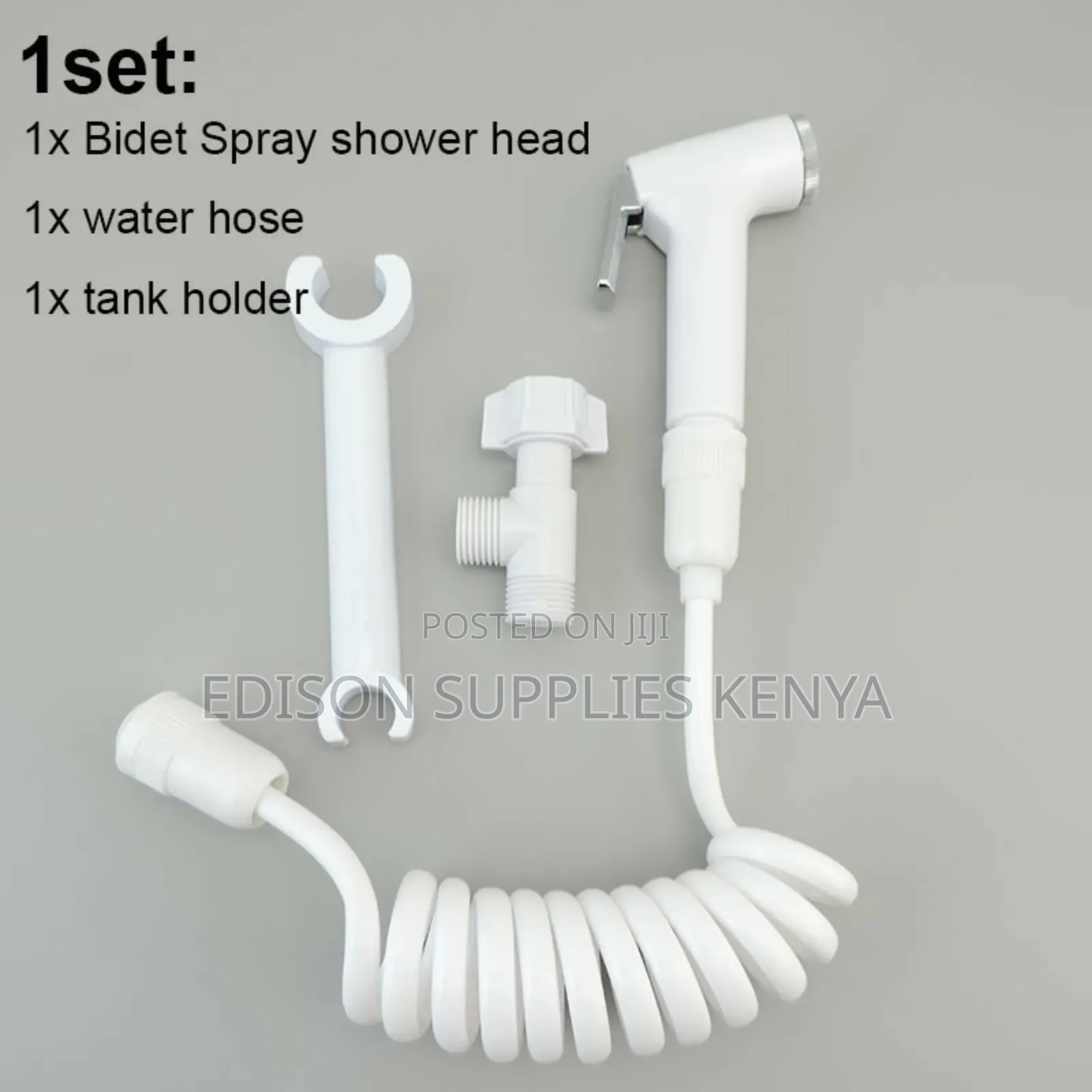 Arabic Shower White Bidet Spray Plastic With T - Junction