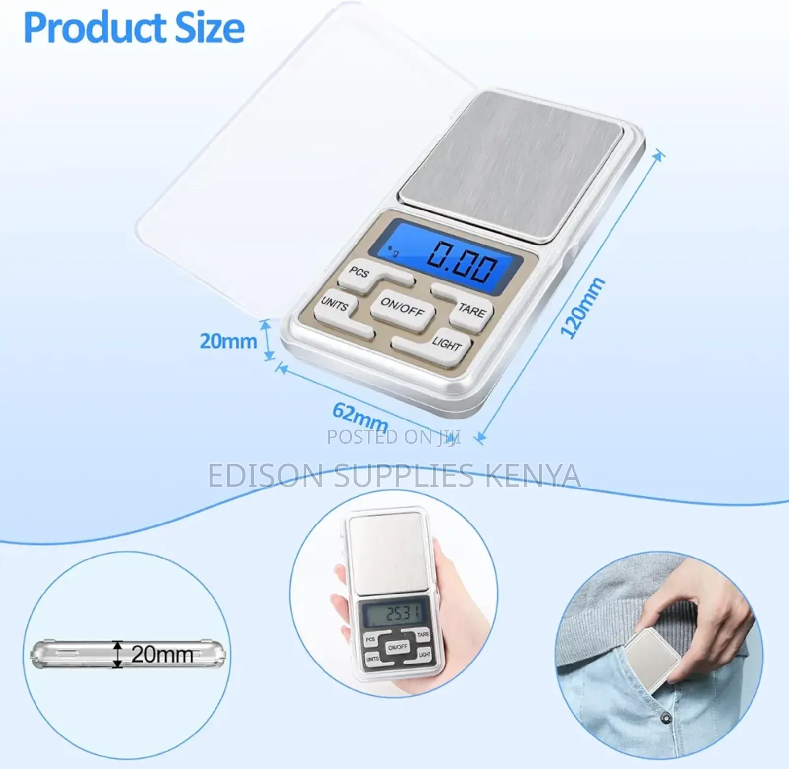 Digital Professional Pocket Scale Ring Jewellery Gram Scales