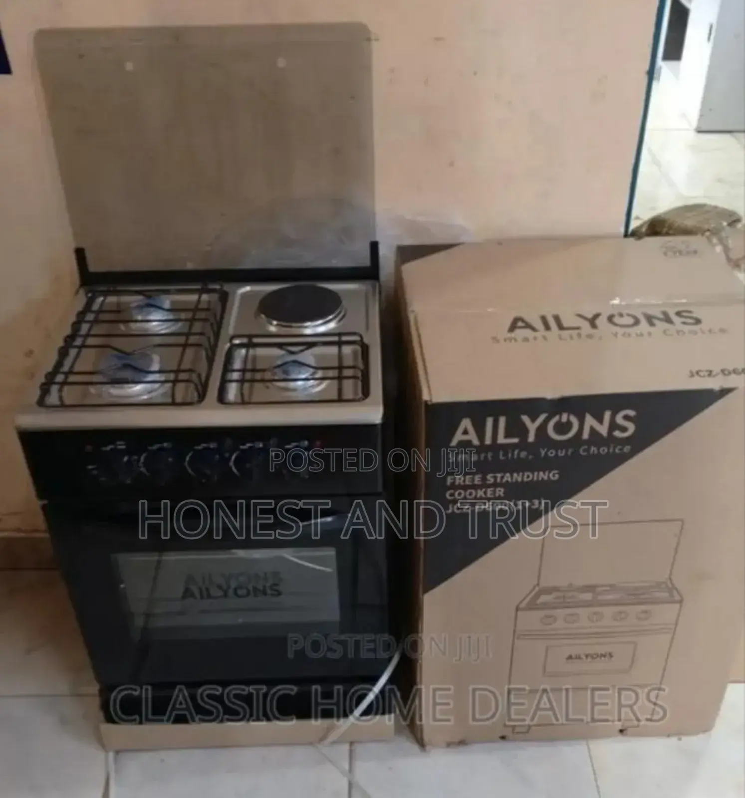 60 by 60 Standing Cooker 3+1 Ailyons