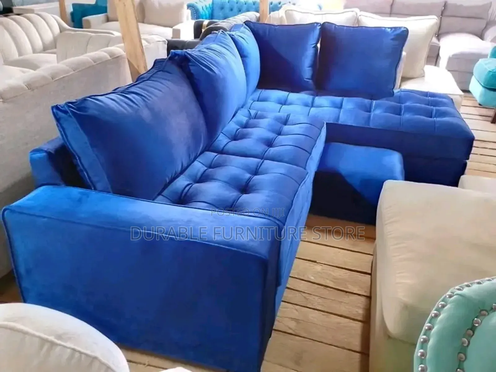 Blue Sofaset