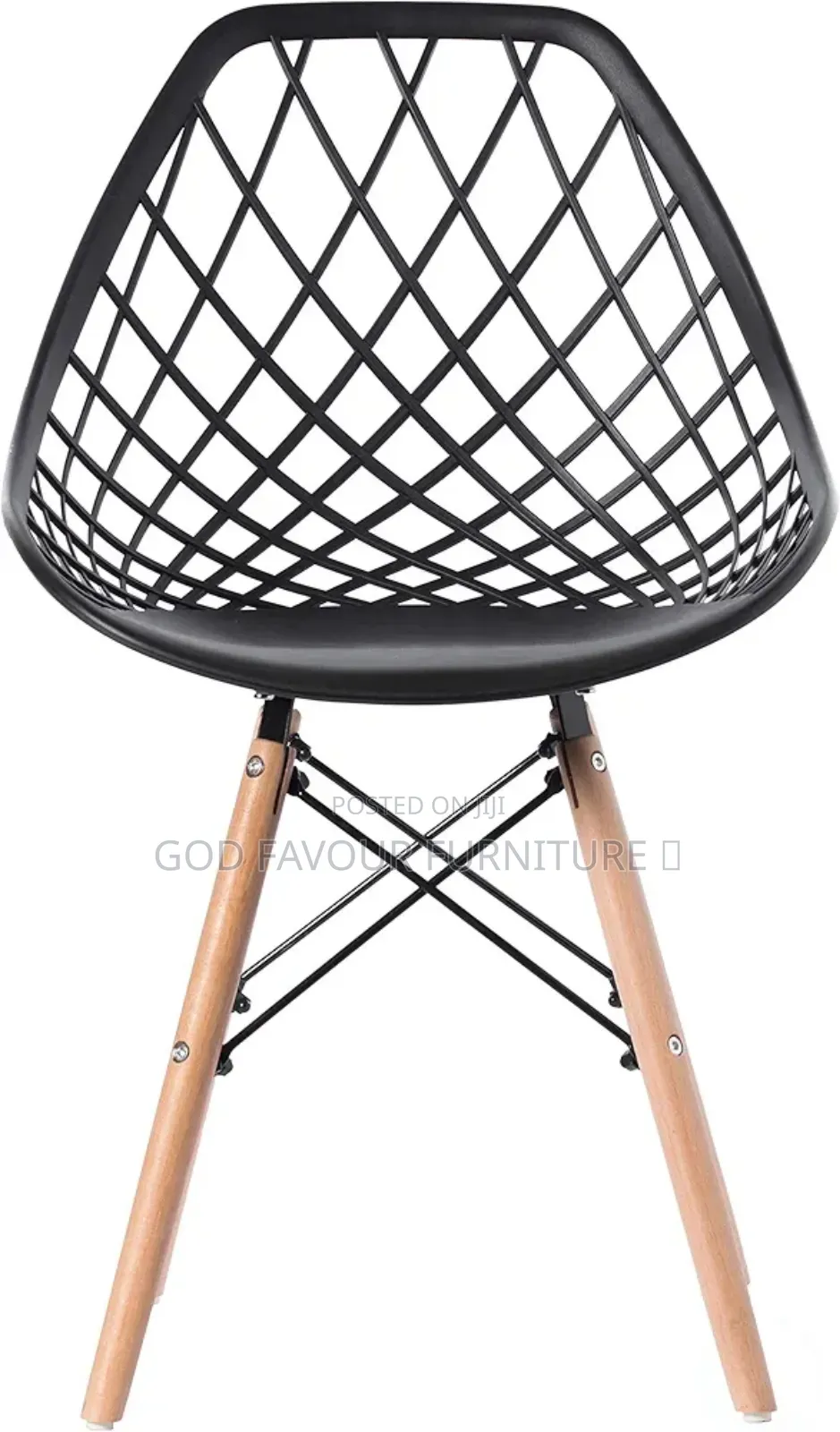 Black Modern Mesh Eames Chair Ft8j