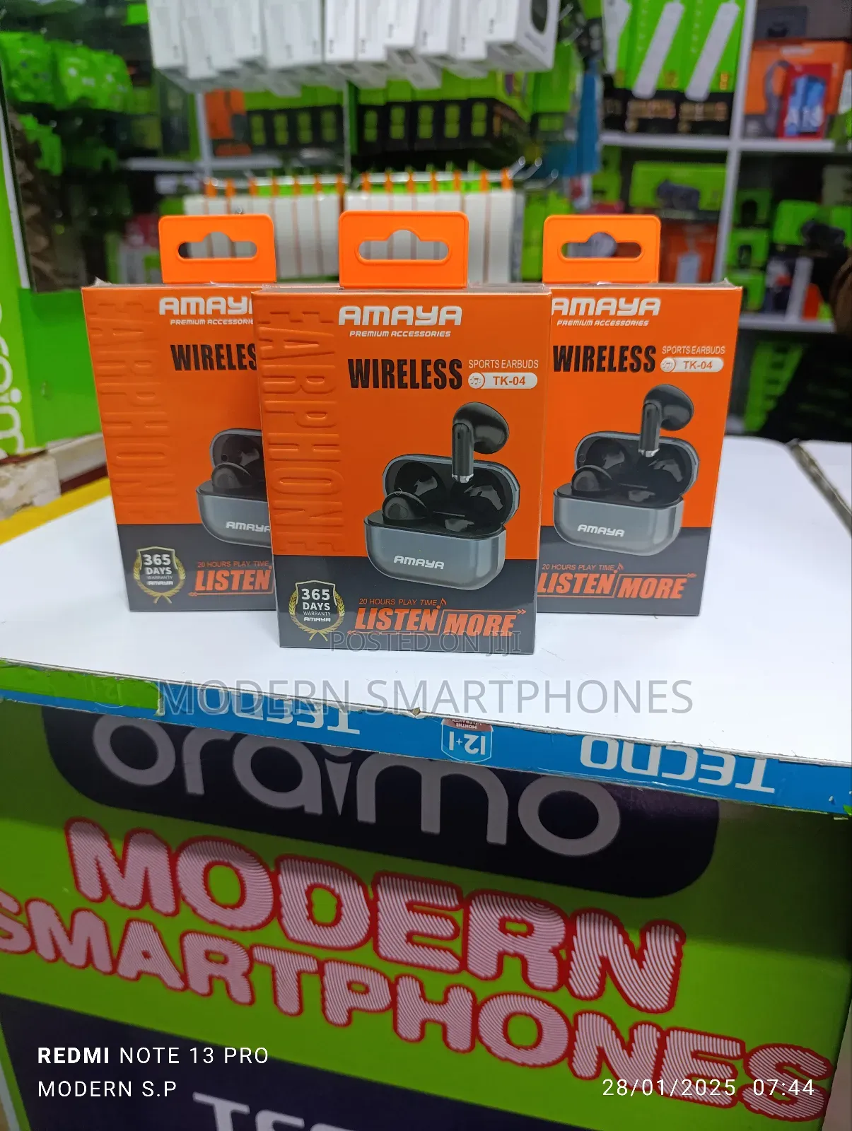 Amaya Tk04 Wireless Bluetooth Earphone Earbuds