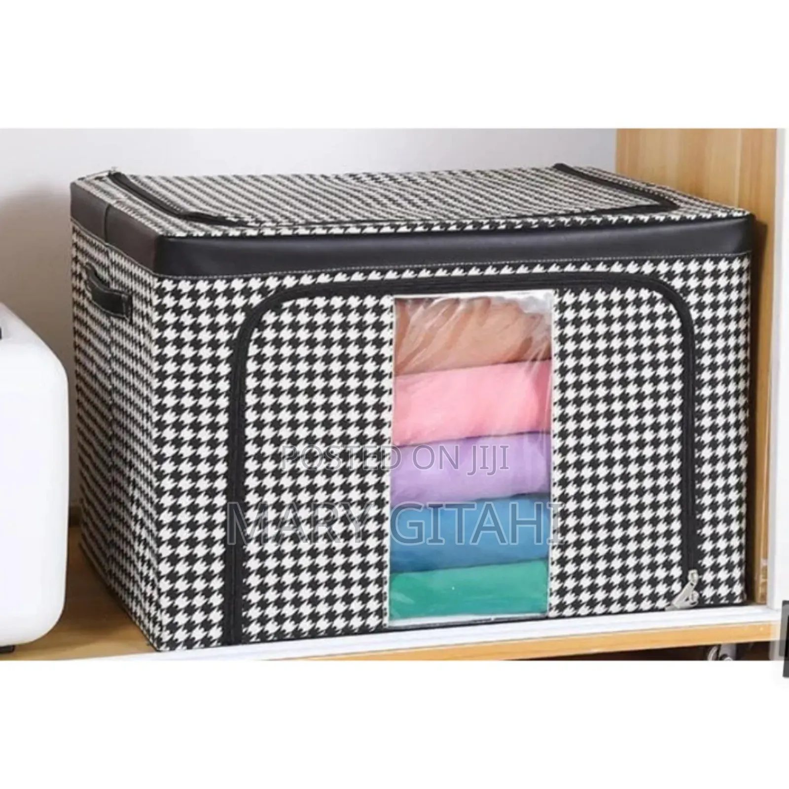*Checked Multipurpose Storage Box*