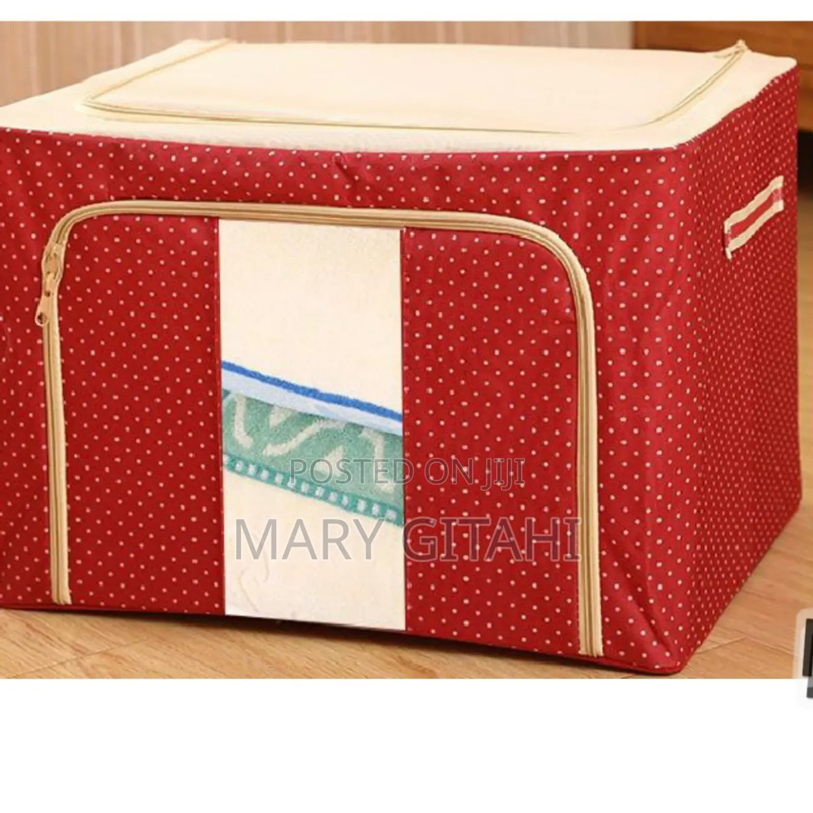 *Checked Multipurpose Storage Box*