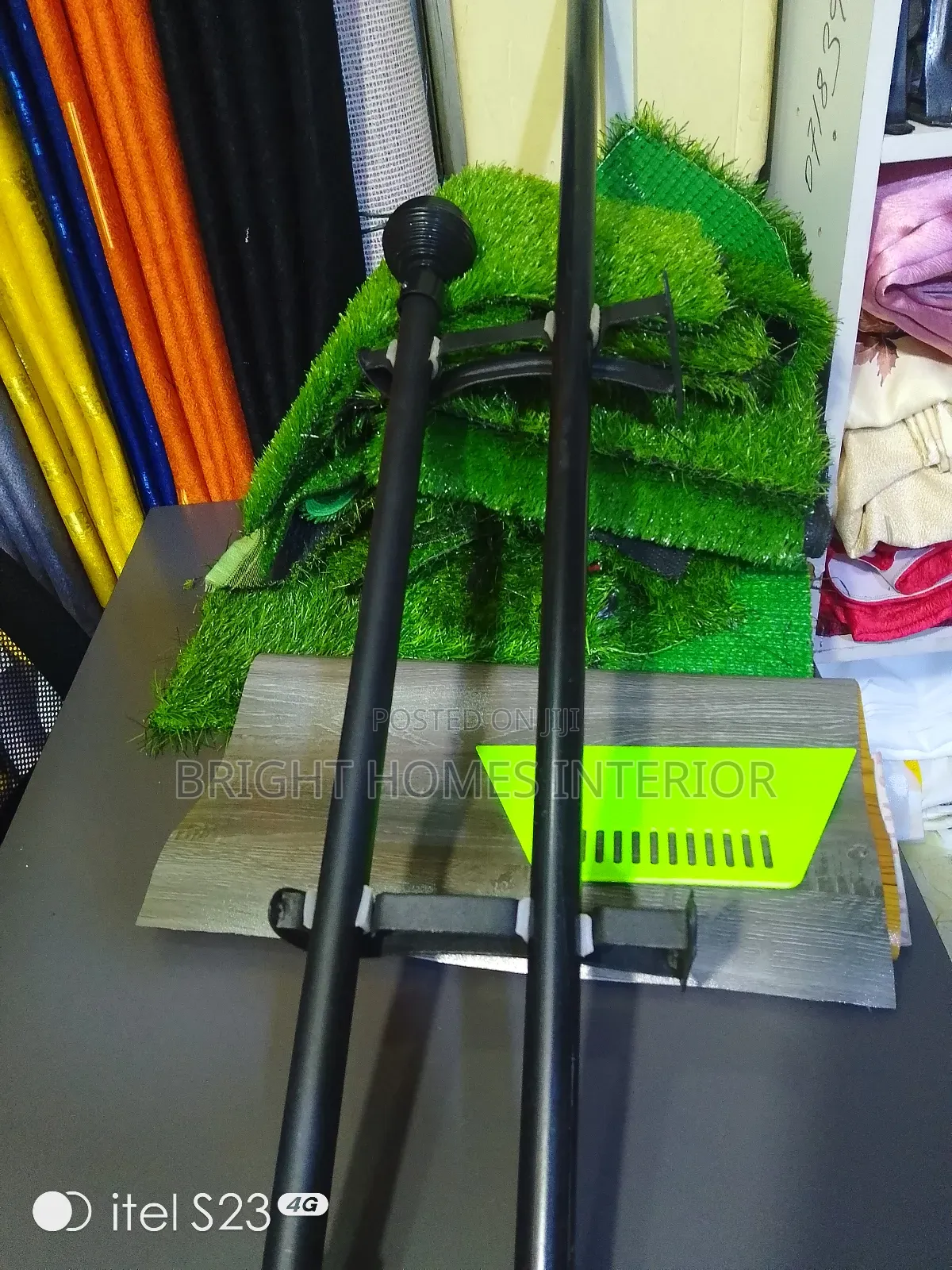 1m Double Locally Made Curtain Rod Available