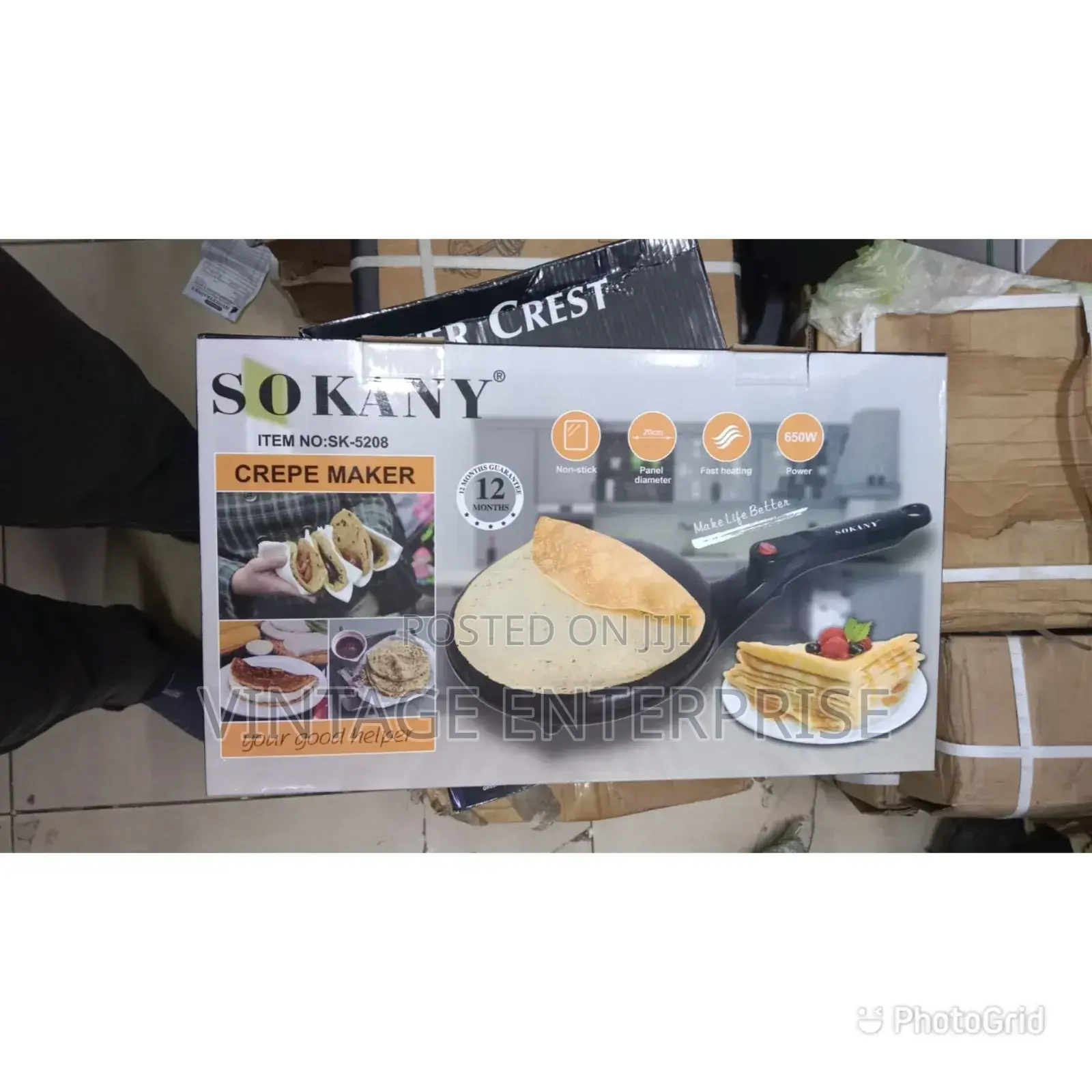 Sokany Crepe Maker