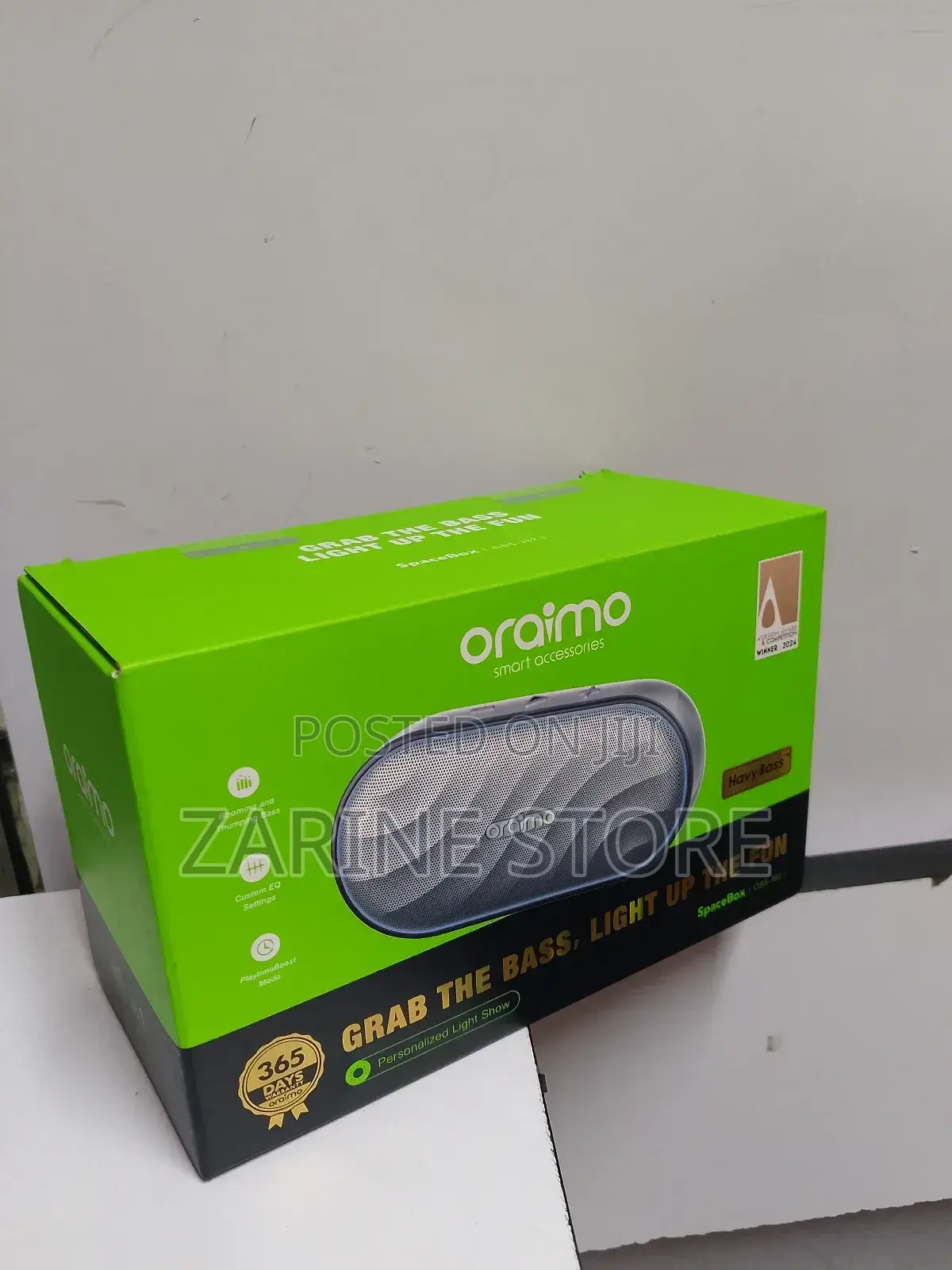 Oraimo Rechargeable Portable Speaker With FM Bluetooth