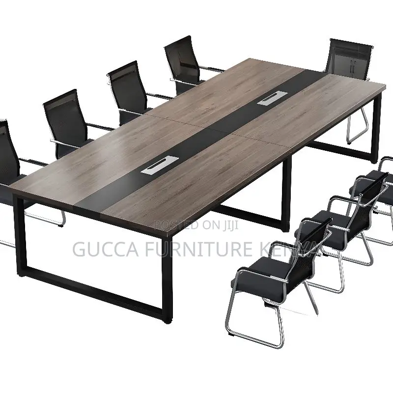 Boardroom Tables:Simplistic Rectangle Lumber Boardroom Table
