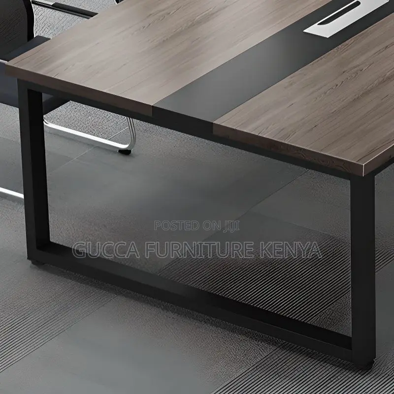Boardroom Tables:Simplistic Rectangle Lumber Boardroom Table
