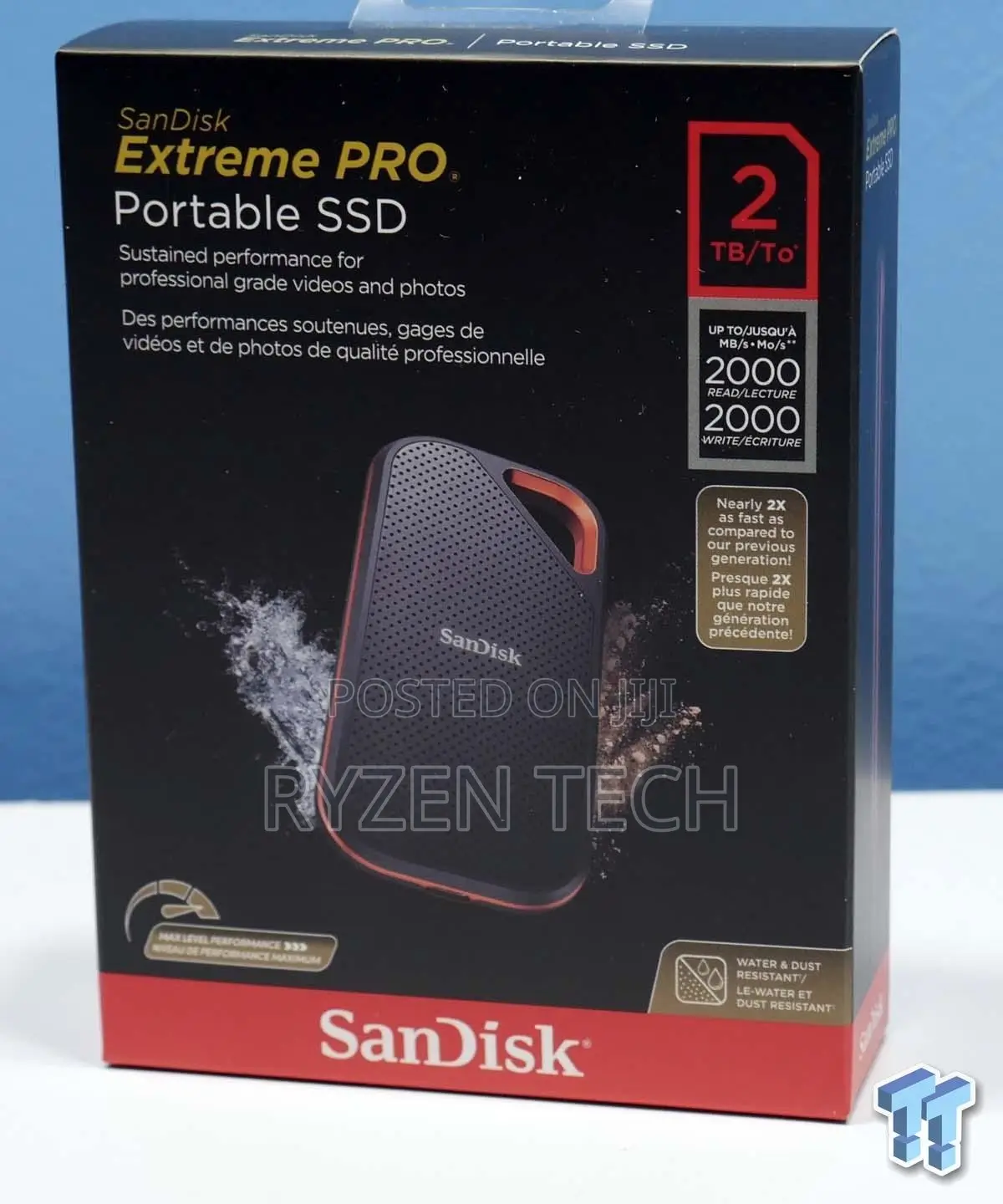 Sandisk E81 Extreme Pro Portable External SSD V2 2tb