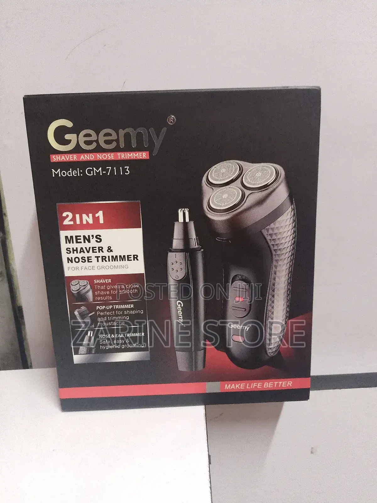 Geemy Head Smoother Nose Trimmer 2 in 1 – Nose Trimmer