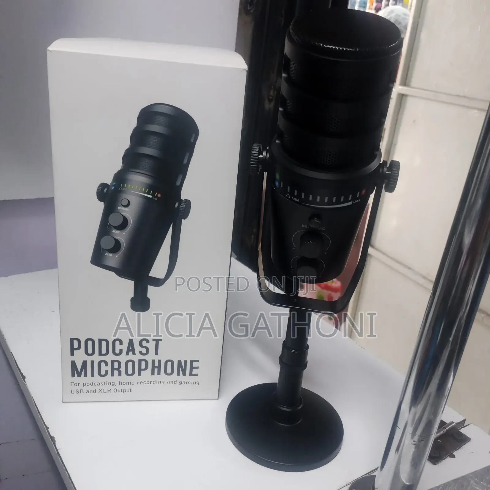 Podcast Microphone for Recording Gaming USB and XLR Output