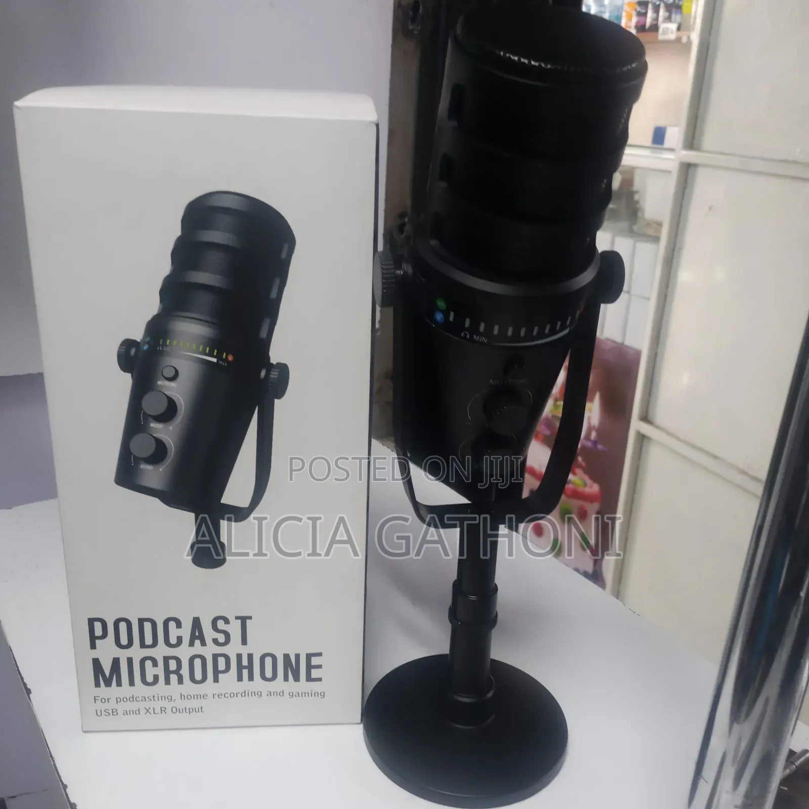 Podcast Microphone for Recording Gaming USB and XLR Output