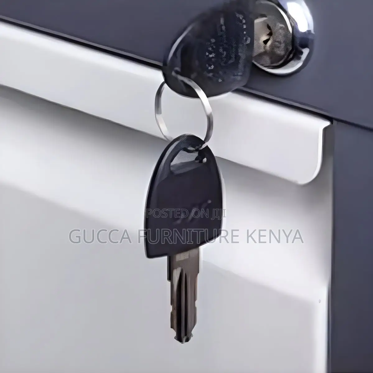 Cabinets:4-Drawer Locking Metal Frame Filing Cabinet
