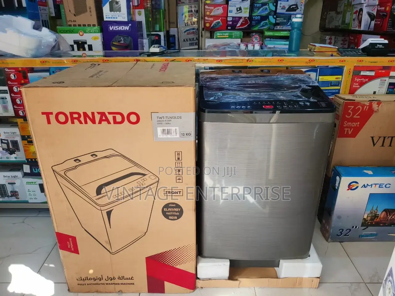 Tornado Washing Machine Top Load Full Automatic 12kg