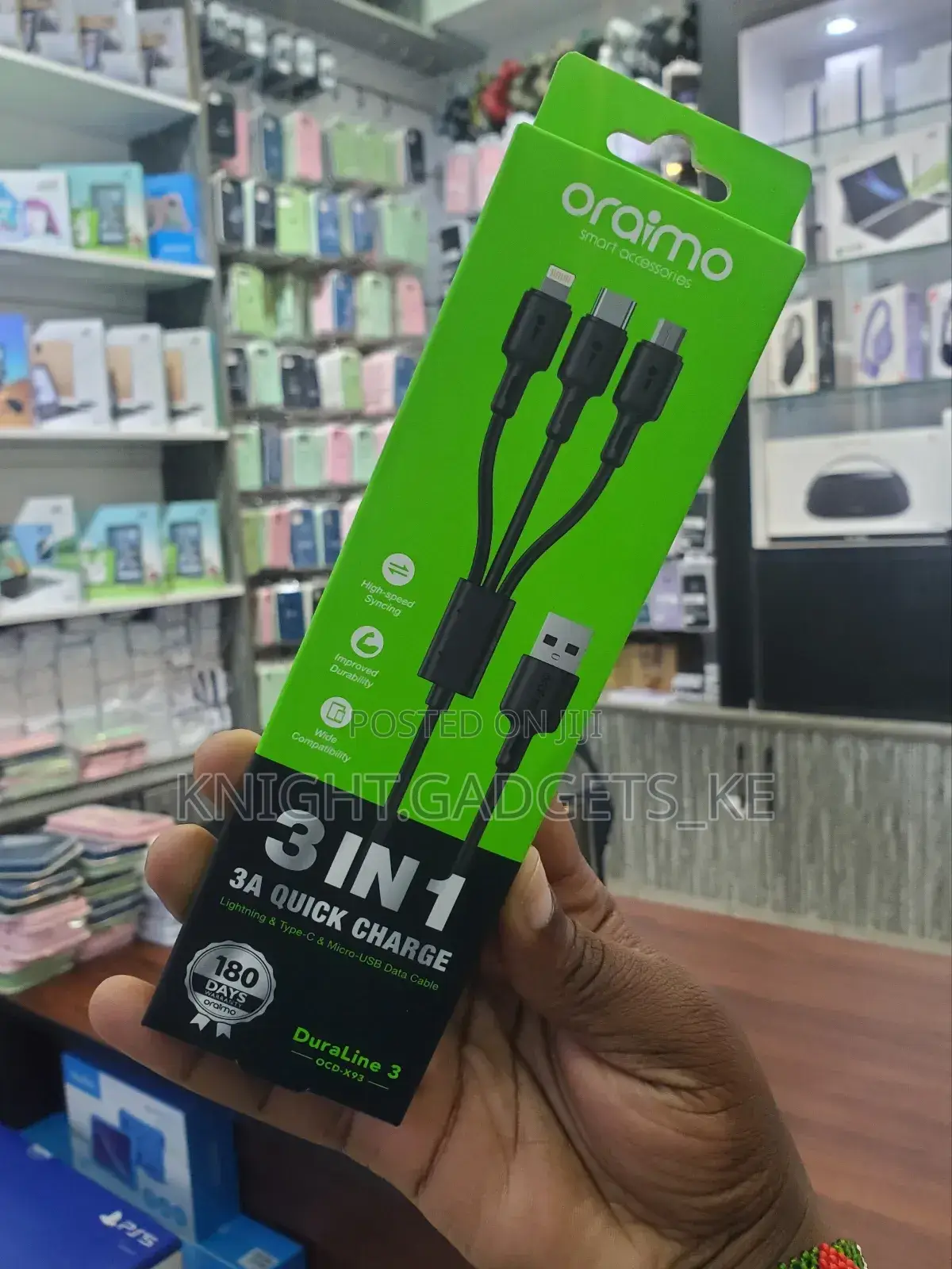 Oraimo 3 in 1 Cable ! 