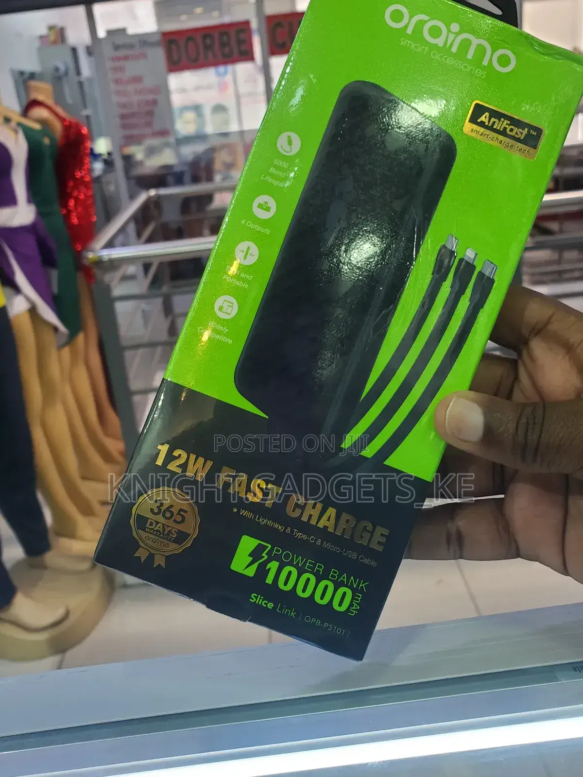 Oraimo Slice Link 10000mah Power Bank! 