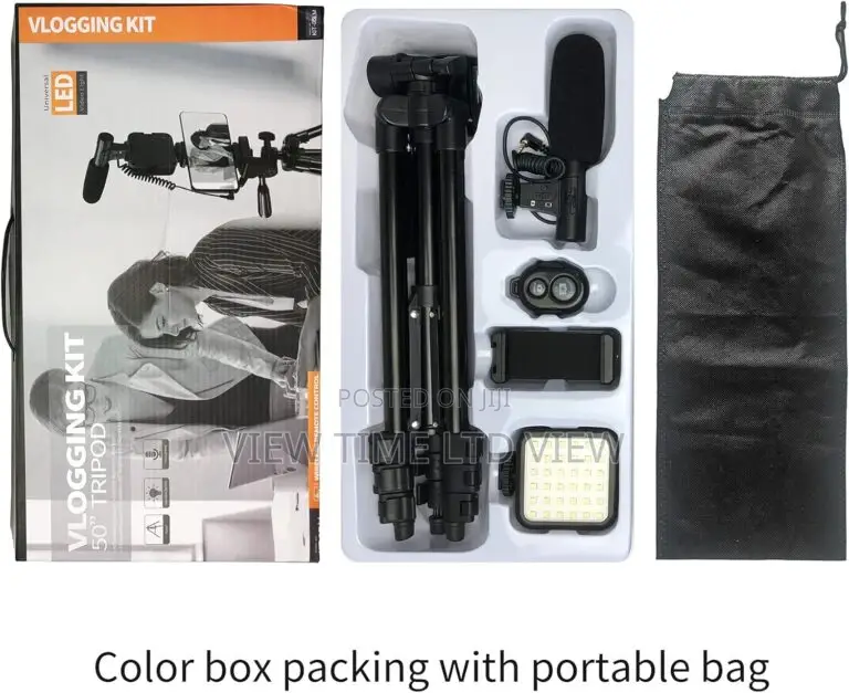 Vlogging Kit With Video Light