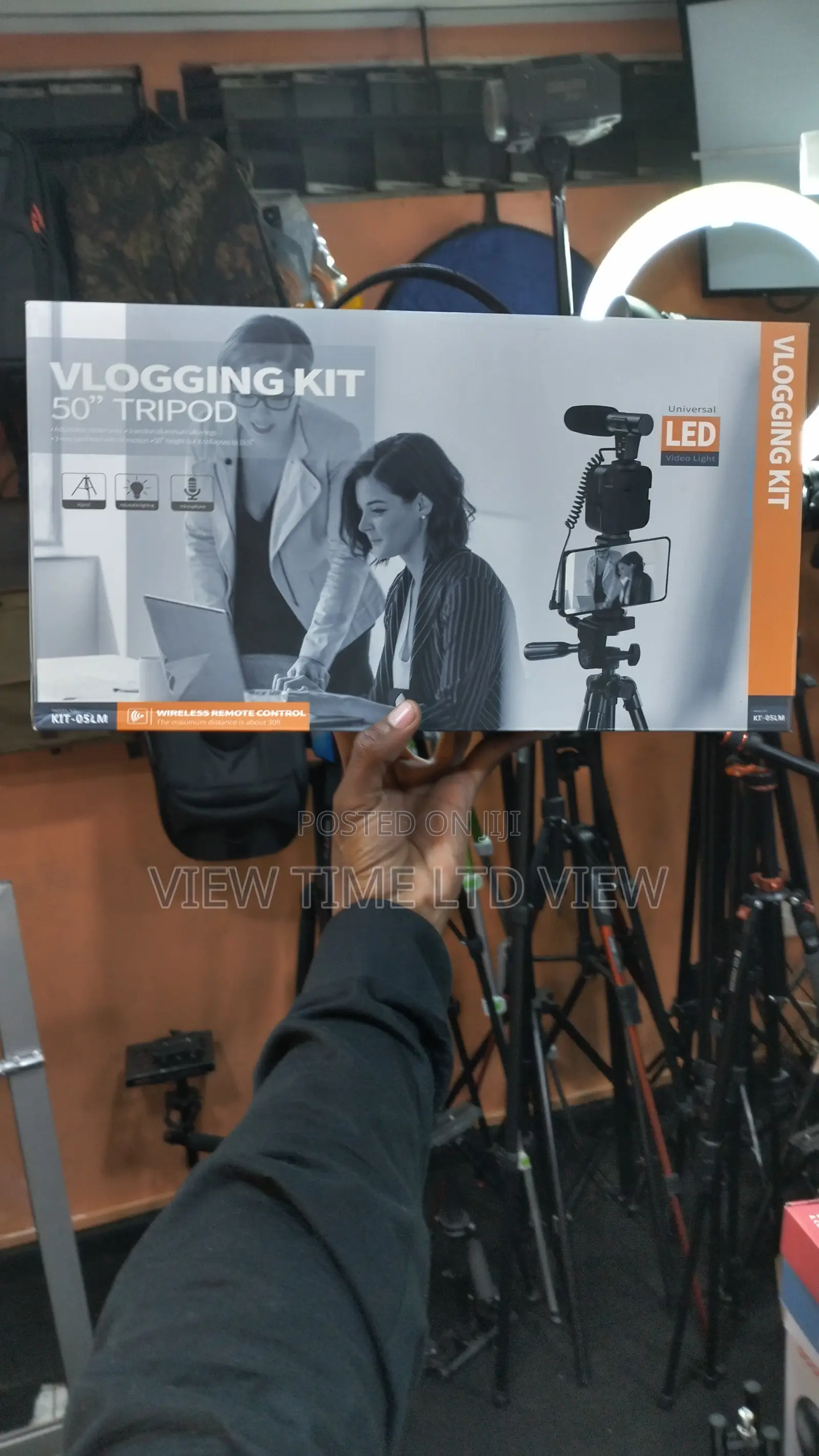 Vlogging Kit With Video Light