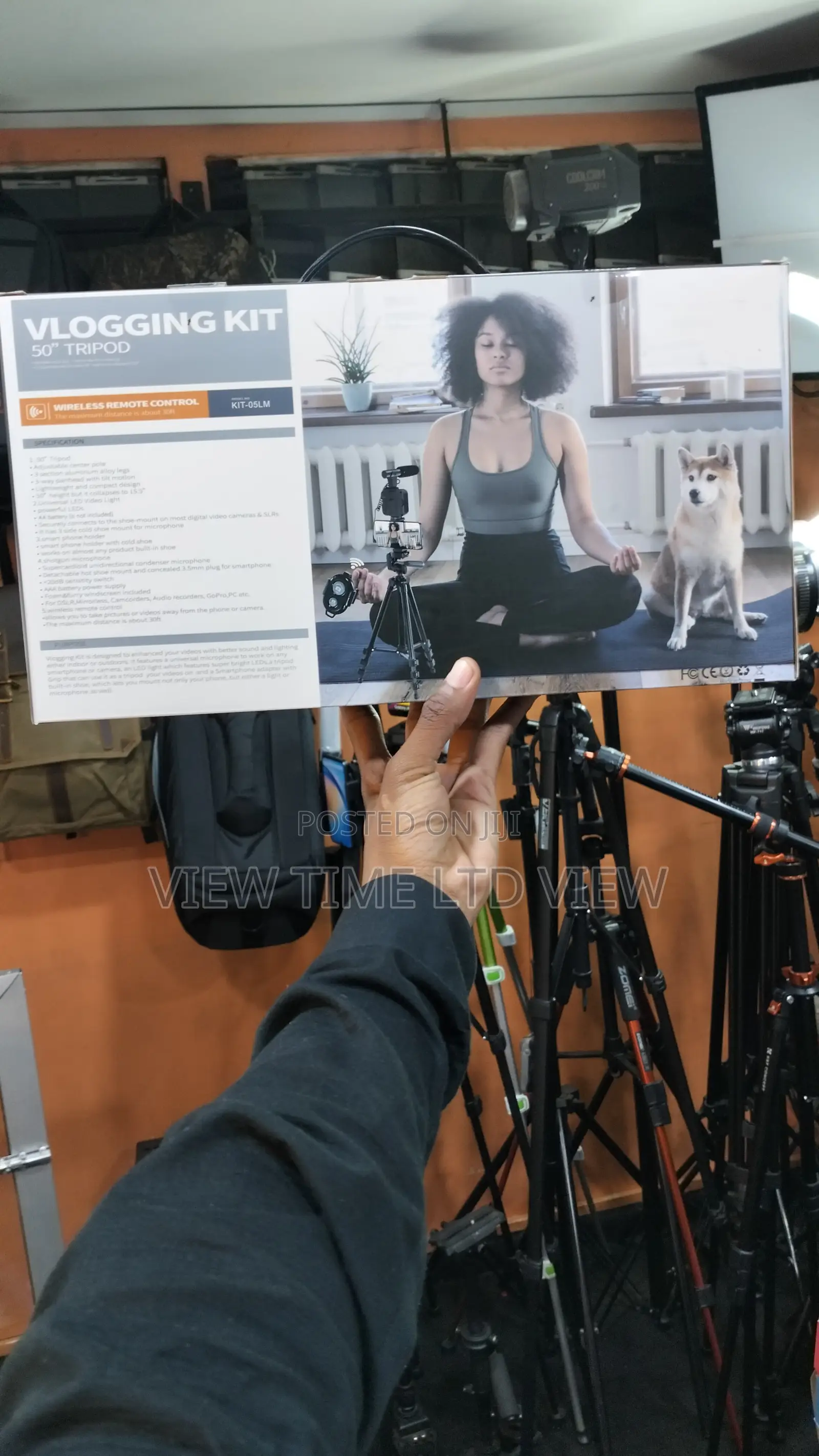 Vlogging Kit With Video Light