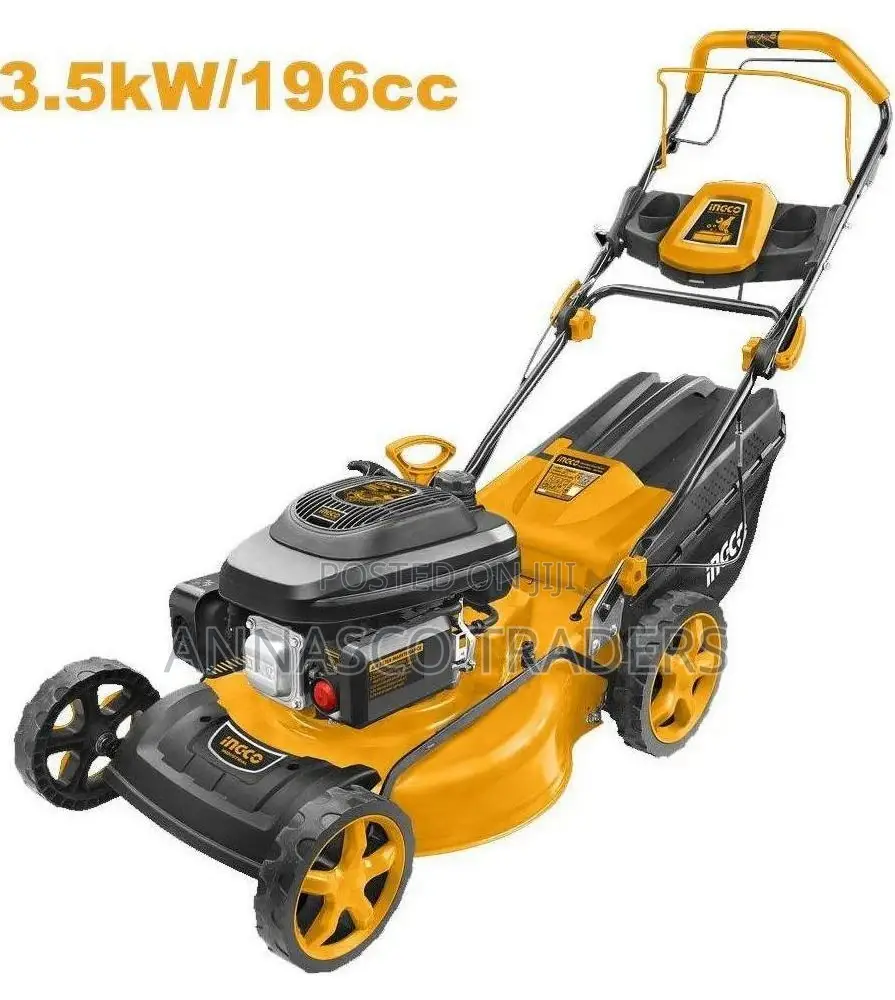 Powerful INGCO GLM196201 Gasoline Lawn Mower 196cc
