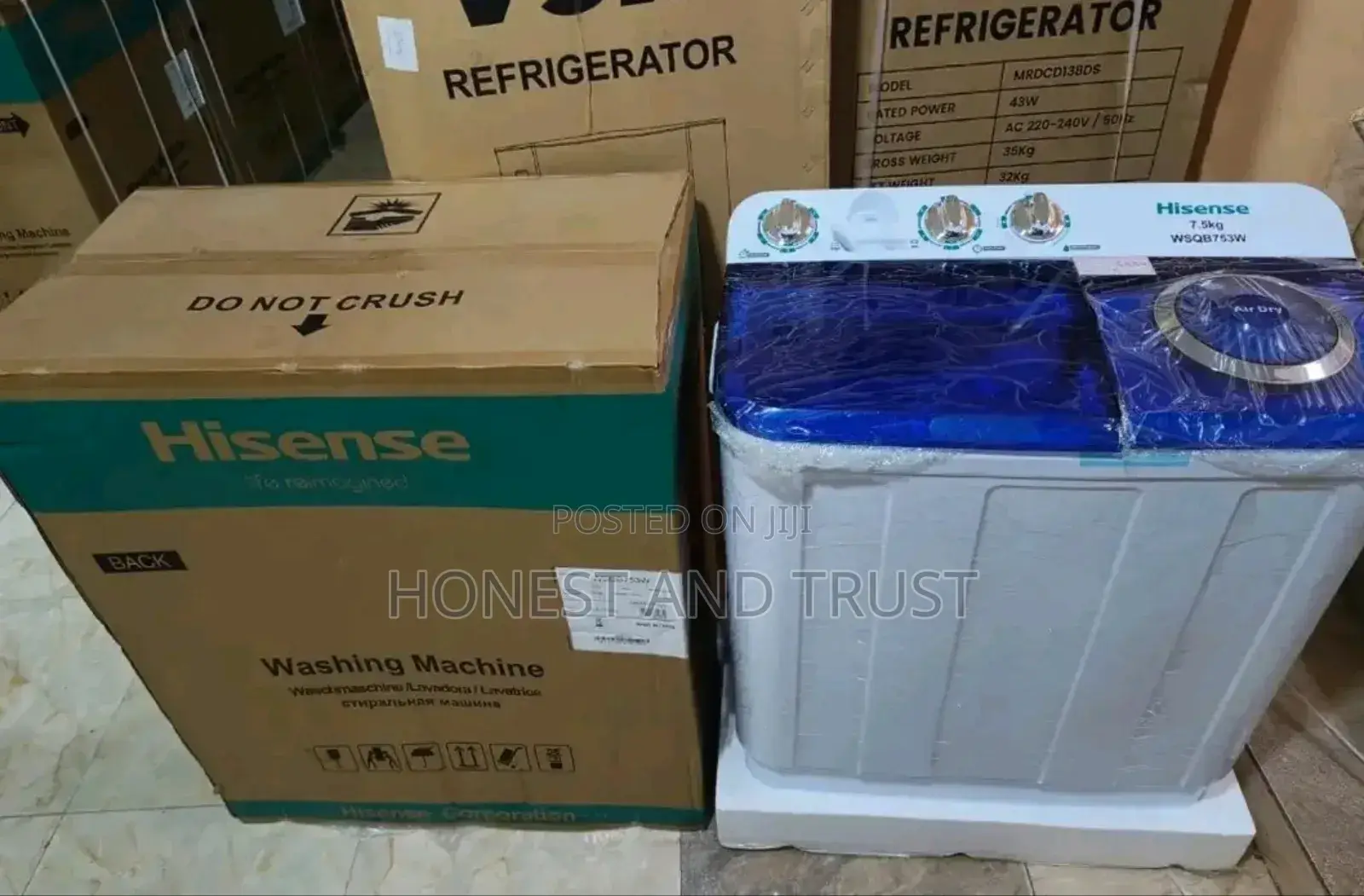 Hisense 7.5kg Twin Tub Washing Machine